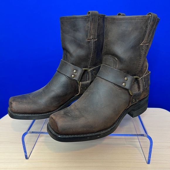 Frye 87400 Men’s Brown Leather Harness Boots (SIZE 9.5) main image 4